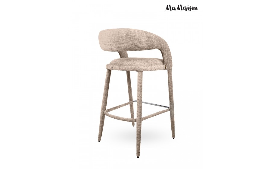 MaMaison krzesło barowe IRIS beżowe