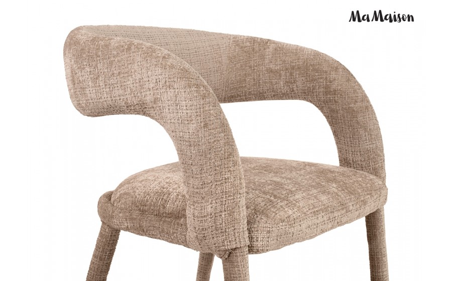 MaMaison krzesło barowe IRIS beżowe