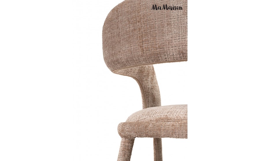 MaMaison krzesło barowe IRIS beżowe