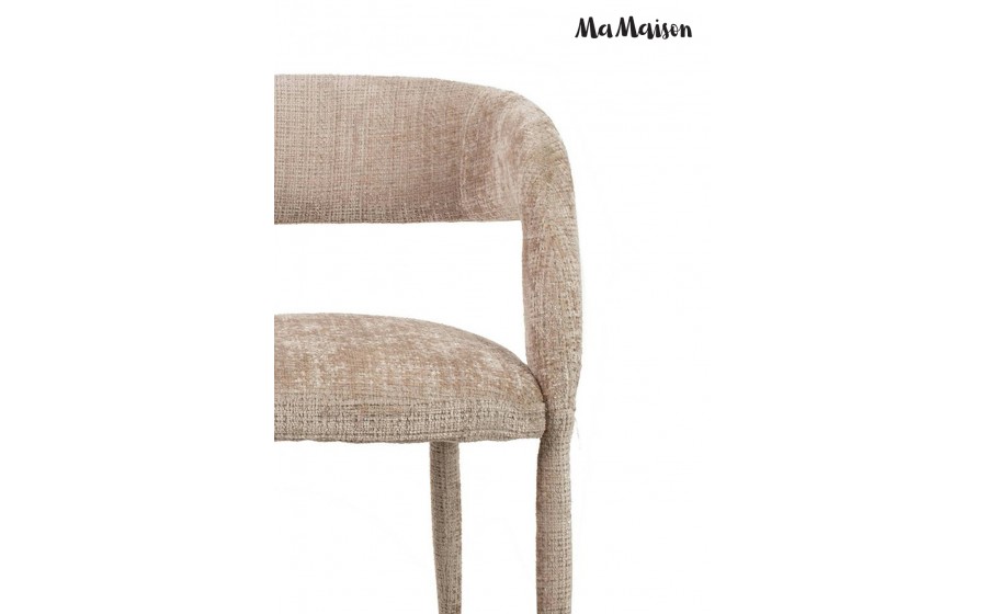 MaMaison krzesło barowe IRIS beżowe