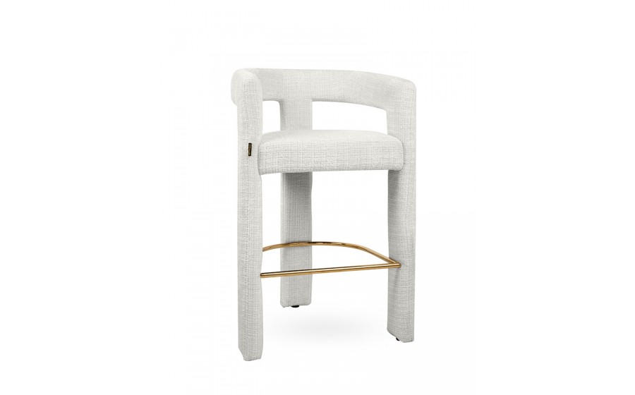 MaMaison krzesło barowe LOGAN białe
