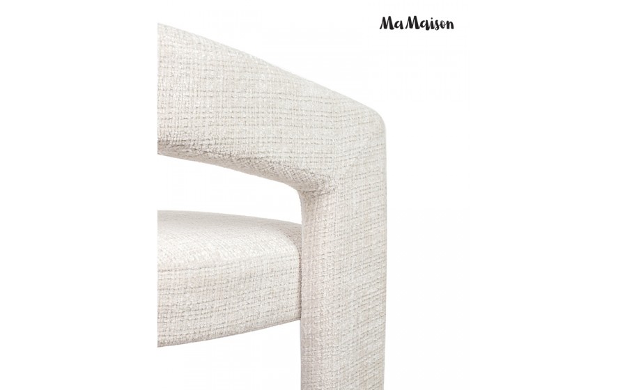 MaMaison krzesło barowe LOGAN białe