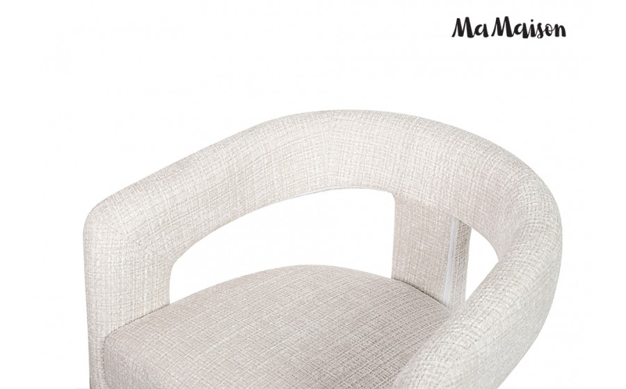 MaMaison krzesło barowe LOGAN białe