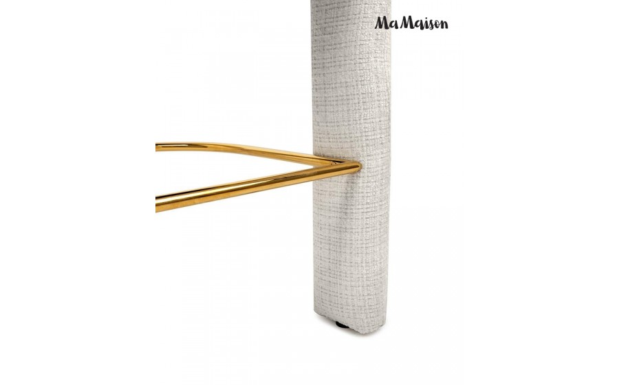 MaMaison krzesło barowe LOGAN białe