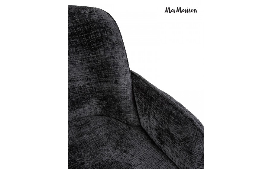 MaMaison krzesło BORA czarne