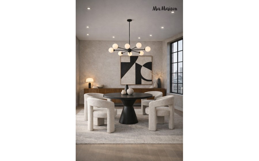 MaMaison krzesło LOGAN beżowe