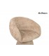 MaMaison krzesło tapicerowane obrotowe PEDRA beżowe