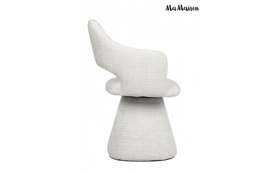 MaMaison krzesło obrotowe VERONA białe