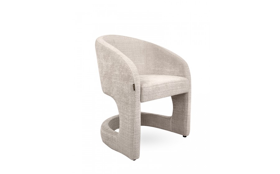 MaMaison krzesło SHELLY beżowe