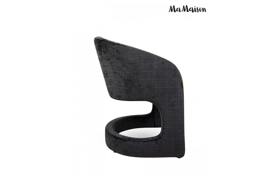 MaMaison krzesło SHELLY czarne