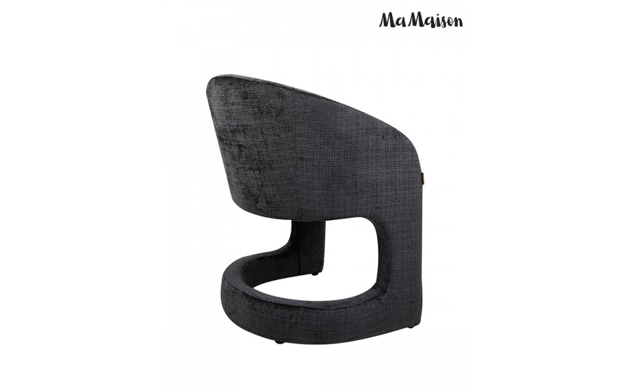 MaMaison krzesło SHELLY czarne