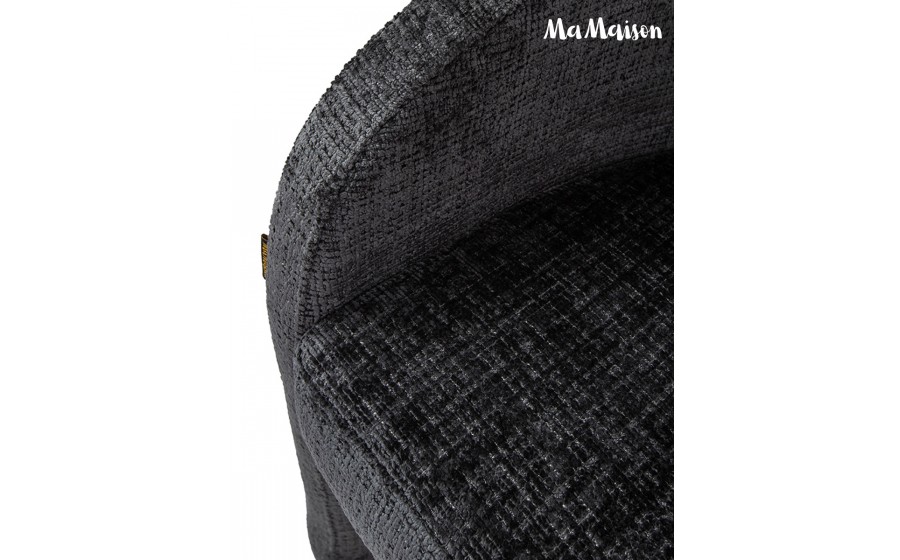 MaMaison krzesło SHELLY czarne