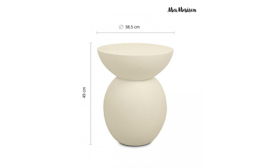 MaMaison stolik ARENE 39 beżowy