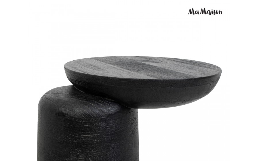 MaMaison stolik ELIAS 41 czarny / drewno