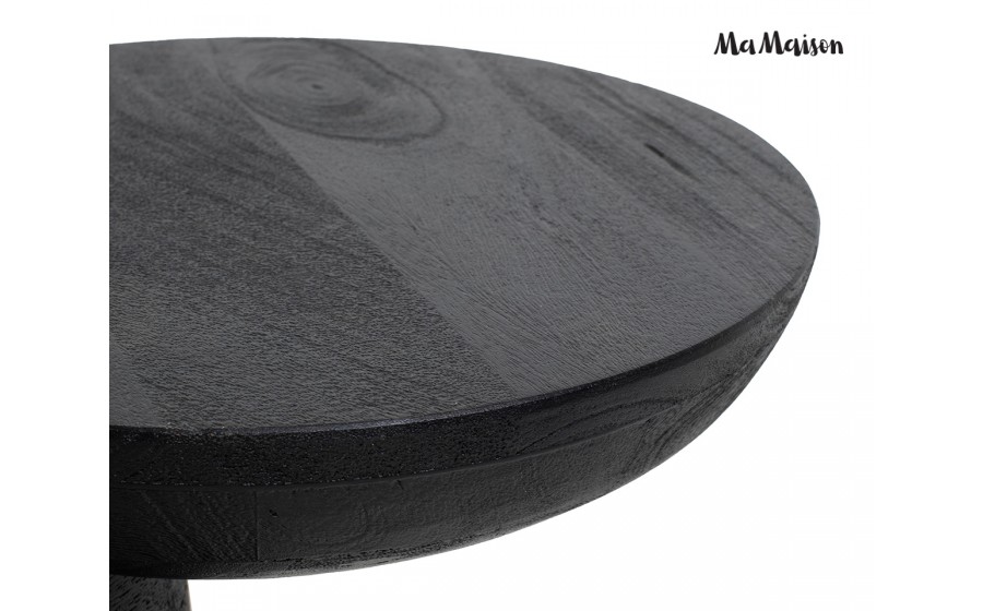 MaMaison stolik ELIAS 41 czarny / drewno