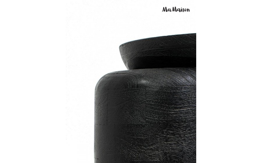 MaMaison stolik ELIAS 41 czarny / drewno