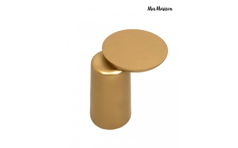 MaMaison stolik ELIAS 41 złoty / drewno