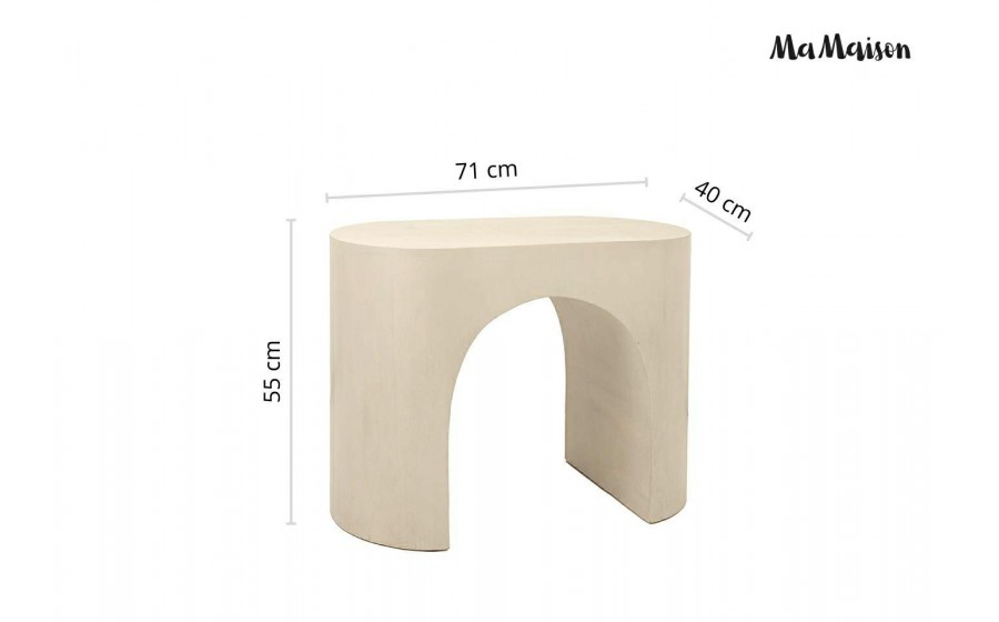 MaMaison stolik ICARO beżowy / drewno
