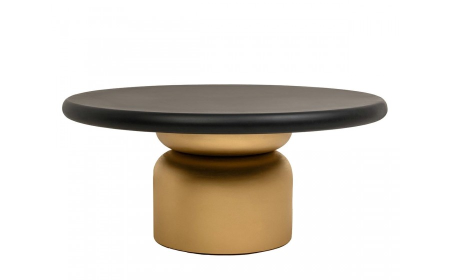 MaMaison stolik kawowy LEONARDO złoty /  czarny