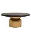 MaMaison stolik kawowy LEONARDO 91 złoty /  czarny