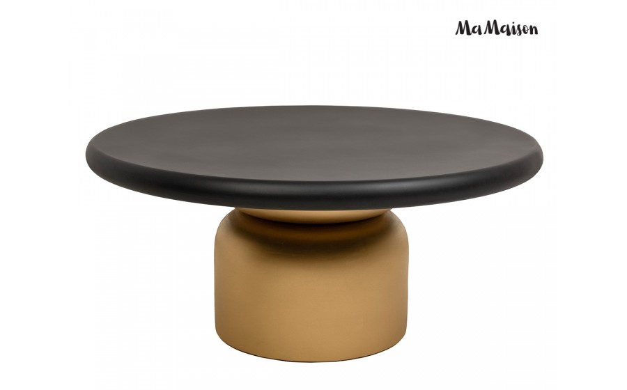 MaMaison stolik kawowy LEONARDO złoty /  czarny