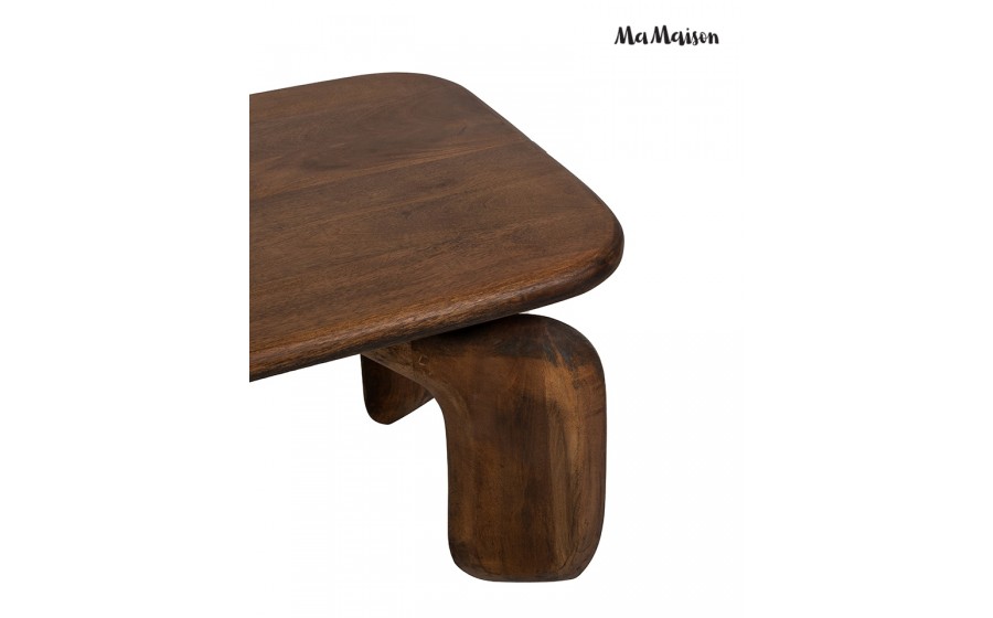 MaMaison stolik kawowy ORIZON 120 brązowy /  drewno