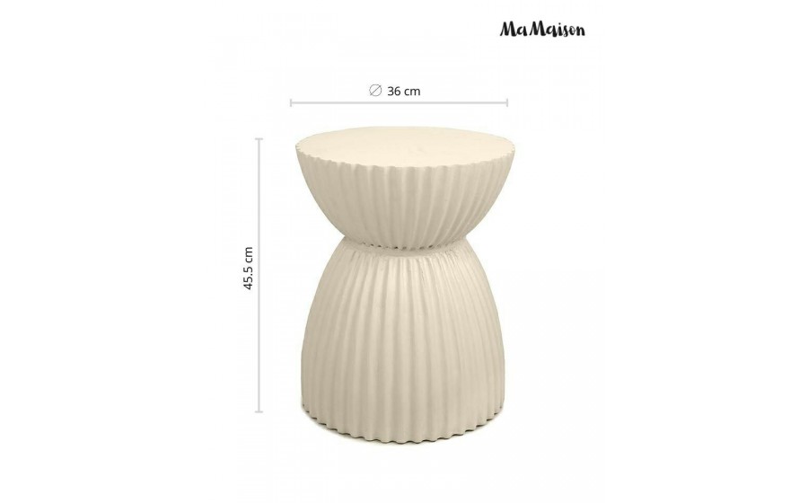 MaMaison stolik kawowy TURNO 36 beżowy