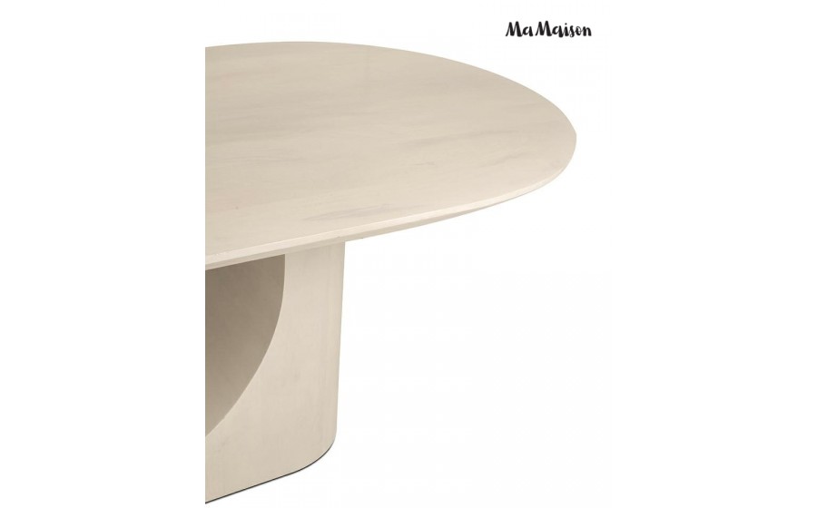MaMaison stół jadalniany ICARO 220 beżowy / drewno