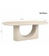 MaMaison stół jadalniany ICARO 220 beżowy / drewno