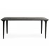MaMaison stół jadalniany LAMINAR 200x77 czarny / drewno
