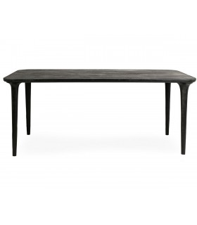 MaMaison stół jadalniany LAMINAR 200  czarny / drewno