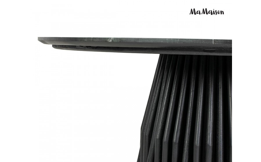 MaMaison stół jadalniany LEVANTE 120  czarny / marmur