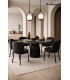 MaMaison stół jadalniany LEVANTE 120  czarny / marmur
