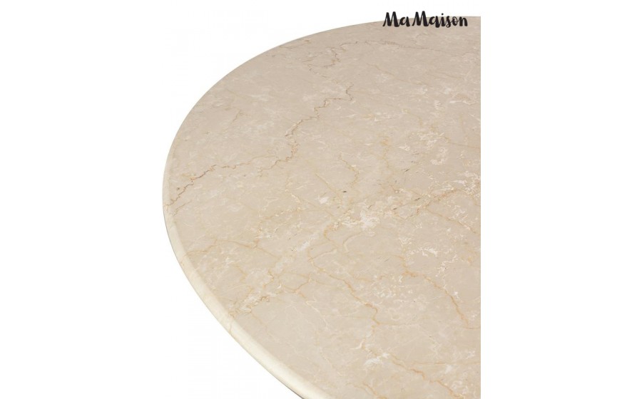 MaMaison stół jadalniany RAGNO 120 marmur drewno mango