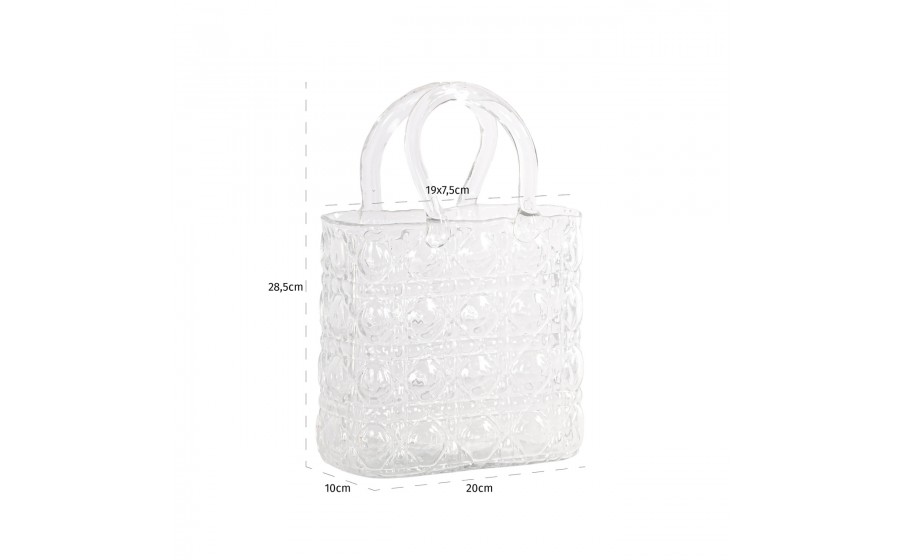 RICHMOND wazon GINNY transparentny