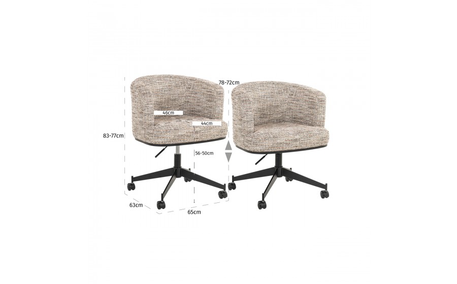 RICHMOND krzesło obrotowe ROCHENNE  TRENDY