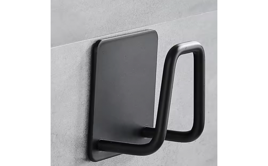 Zestaw dwóch uchwytów na zmywak SHP POMAX czarny