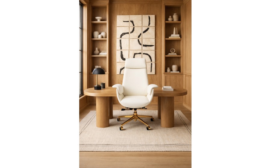 Fotel biurowy ADMIRAL beżowy