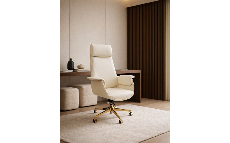 Fotel biurowy ADMIRAL beżowy