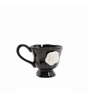 Kubek SHP BIAŁA RÓŻA czarny