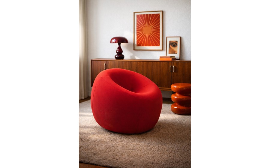 Pufa MAMMA czerwona