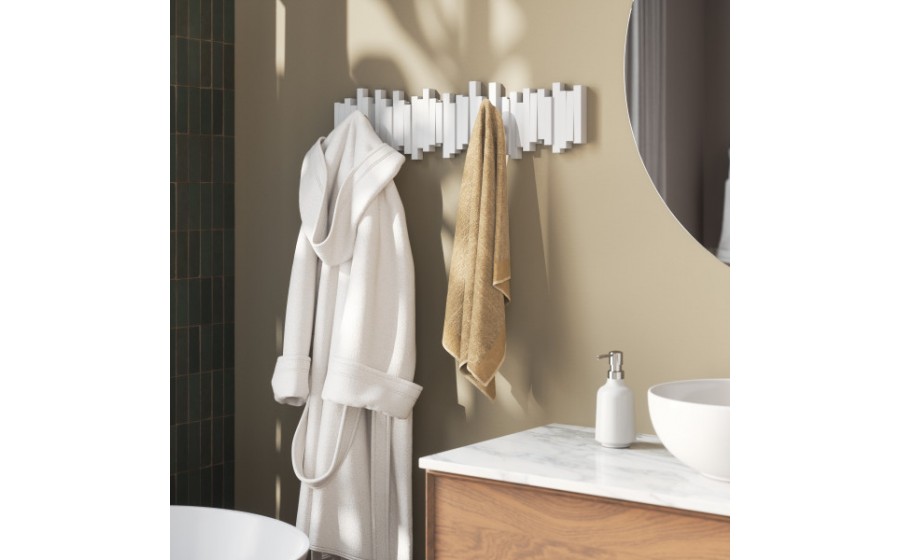 UMBRA wieszak na ubrania STICKS 8 biały