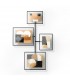 UMBRA zestaw 4 ramek na zdjęcia FLUTE  WALL czarny