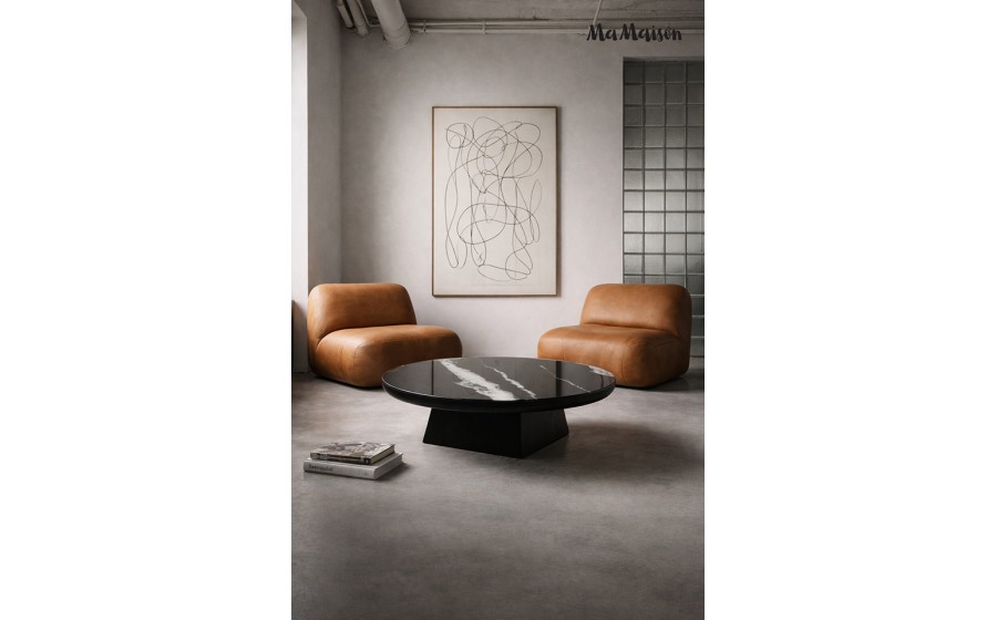 MaMaison stolik kawowy DOVER 100 czarny