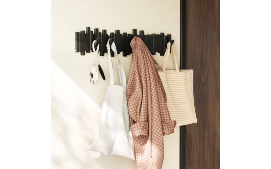 UMBRA wieszak na ubrania STICKS 8 czarny