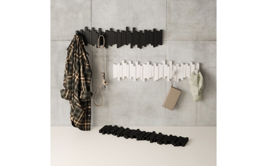 UMBRA wieszak na ubrania STICKS 8 czarny