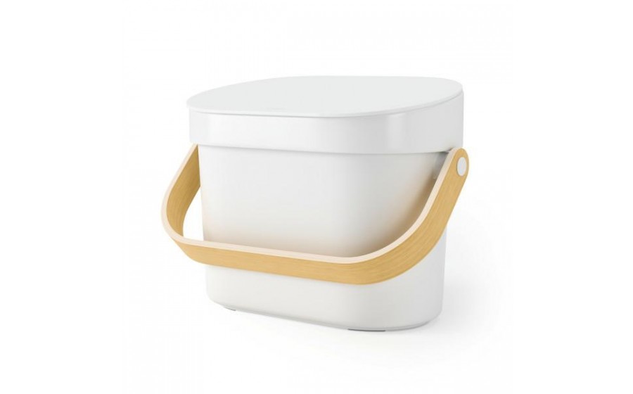 UMBRA kosz na śmieci BELLWOOD 4L biały