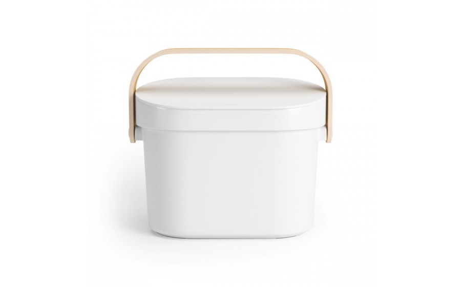 UMBRA kosz na śmieci BELLWOOD 4L biały