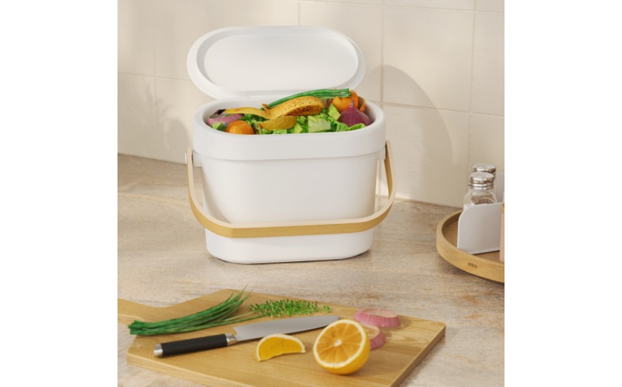 UMBRA kosz na śmieci BELLWOOD 4L biały