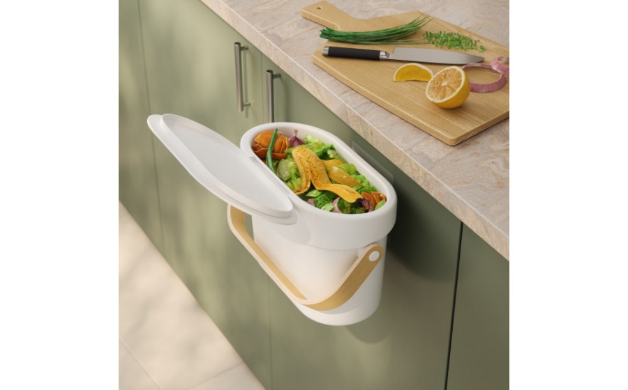 UMBRA kosz na śmieci BELLWOOD 4L biały